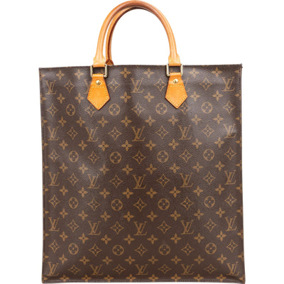 Louis Vuitton Monogram Canvas Sac Plat Handbag
