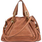 Chloé Pebbled Leather Paraty Shoulder Handbag