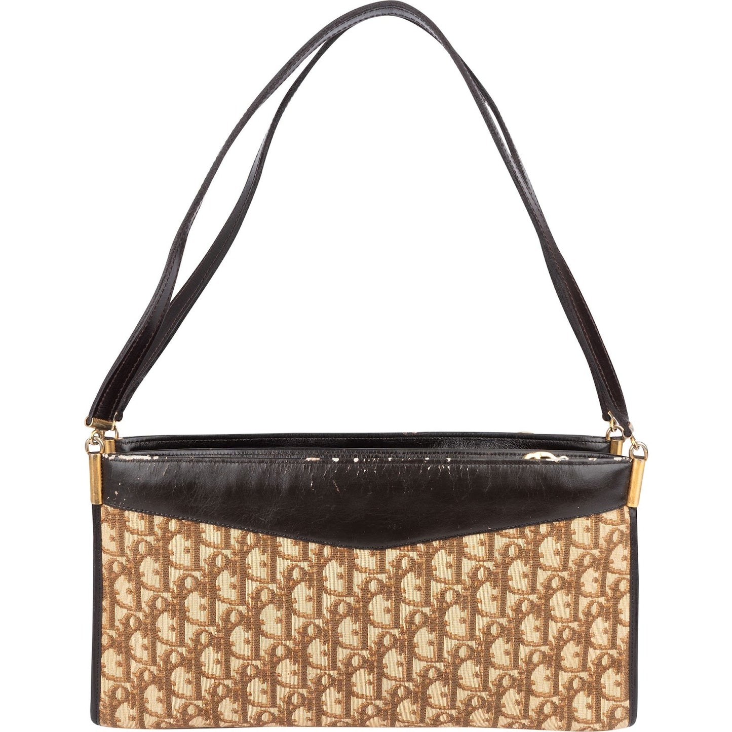 Christian Dior Trotter Monogram Vintage Shoulder Bag