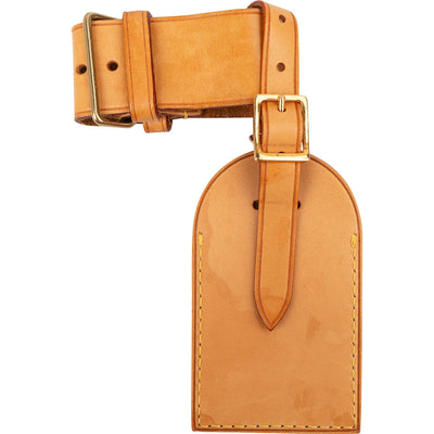 Louis Vuitton Vachetta Leather Luggage Tag Set
