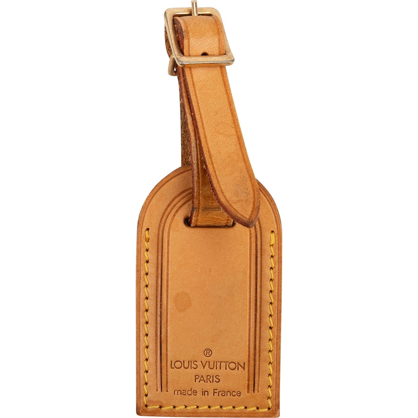 Louis Vuitton Vachetta Leather Luggage Tag