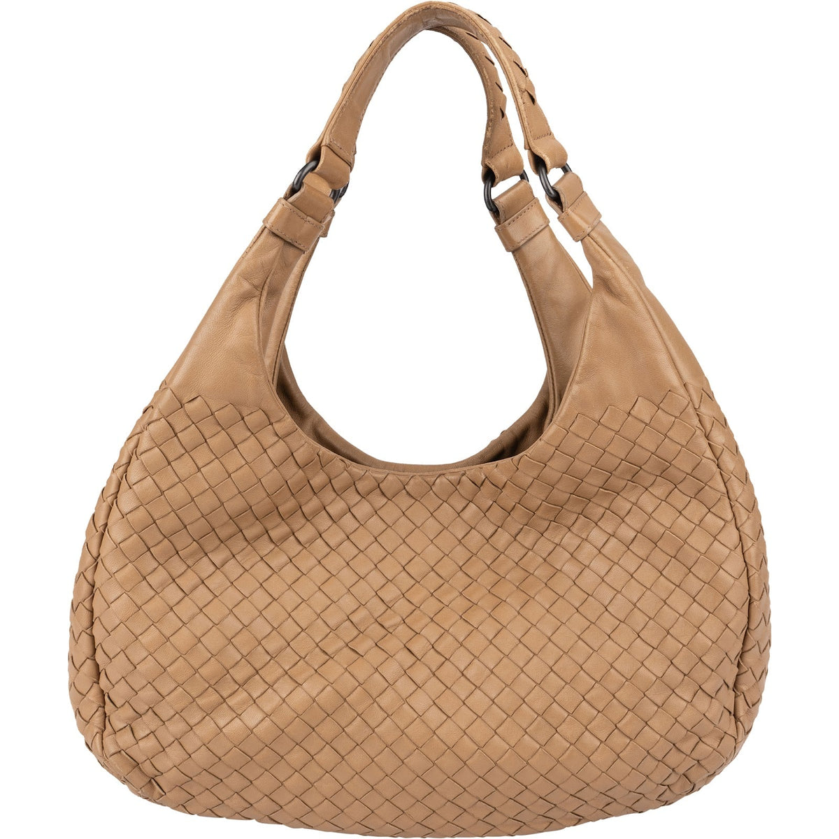 Bottega Veneta Intrecciato Leather Canmpana Hobo Shoulder Bag