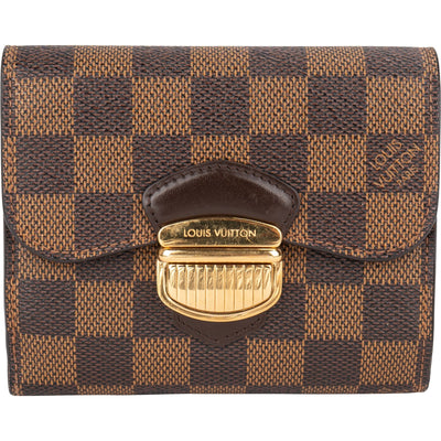Louis Vuitton Monogram Damier Ebene Koala Compact Wallet