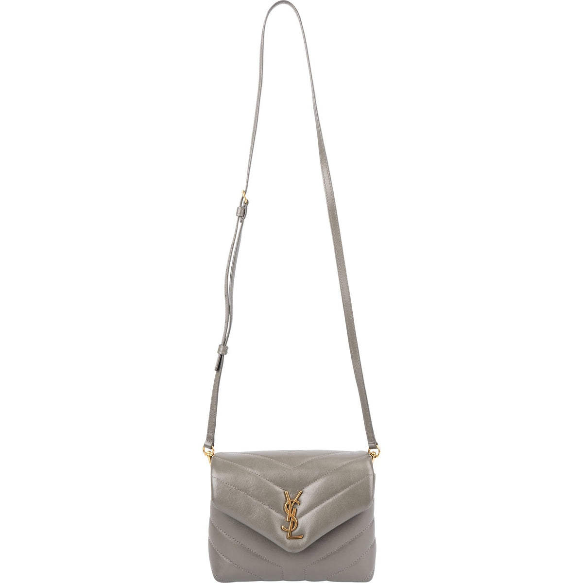 Saint Laurent Quilted Lambskin Loulou Puffer Toy Crossbody Bag