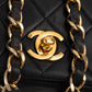 Chanel Quilted Lambskin Small 24K Gold Single Flap Crossbody Bag