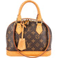 Louis Vuitton Alma BB aus Monogram Canvas – Vorderansicht