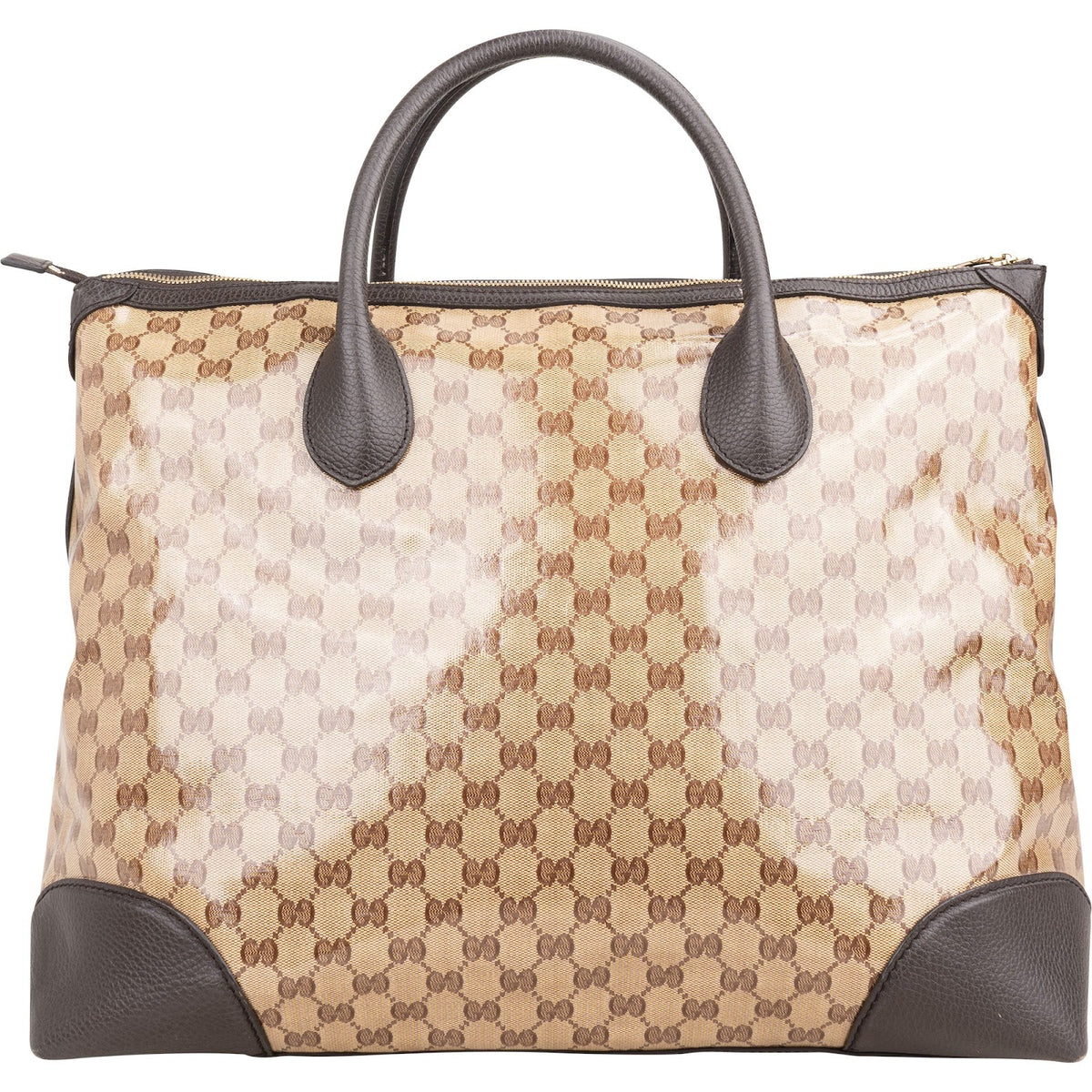 Gucci Monogram GG Coated Canvas Joy Large 45 Weekender Travel Bag