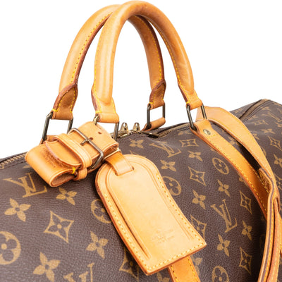Louis Vuitton Monogram Canvas Keepall 60 Bandoulière Travel Bag