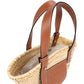 Loewe Raffia Small Basket Shoulder Bag