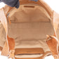 Miu Miu Vitello Madras Brown Leather Tote Shoulder Bag
