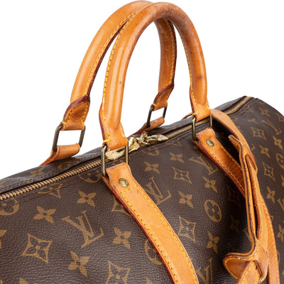 Louis Vuitton Monogram Canvas Keepall 50 Bandoulière Travel Bag