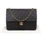 Chanel Quilted Lambskin 24K Gold Single Flap Shoulder Bag
