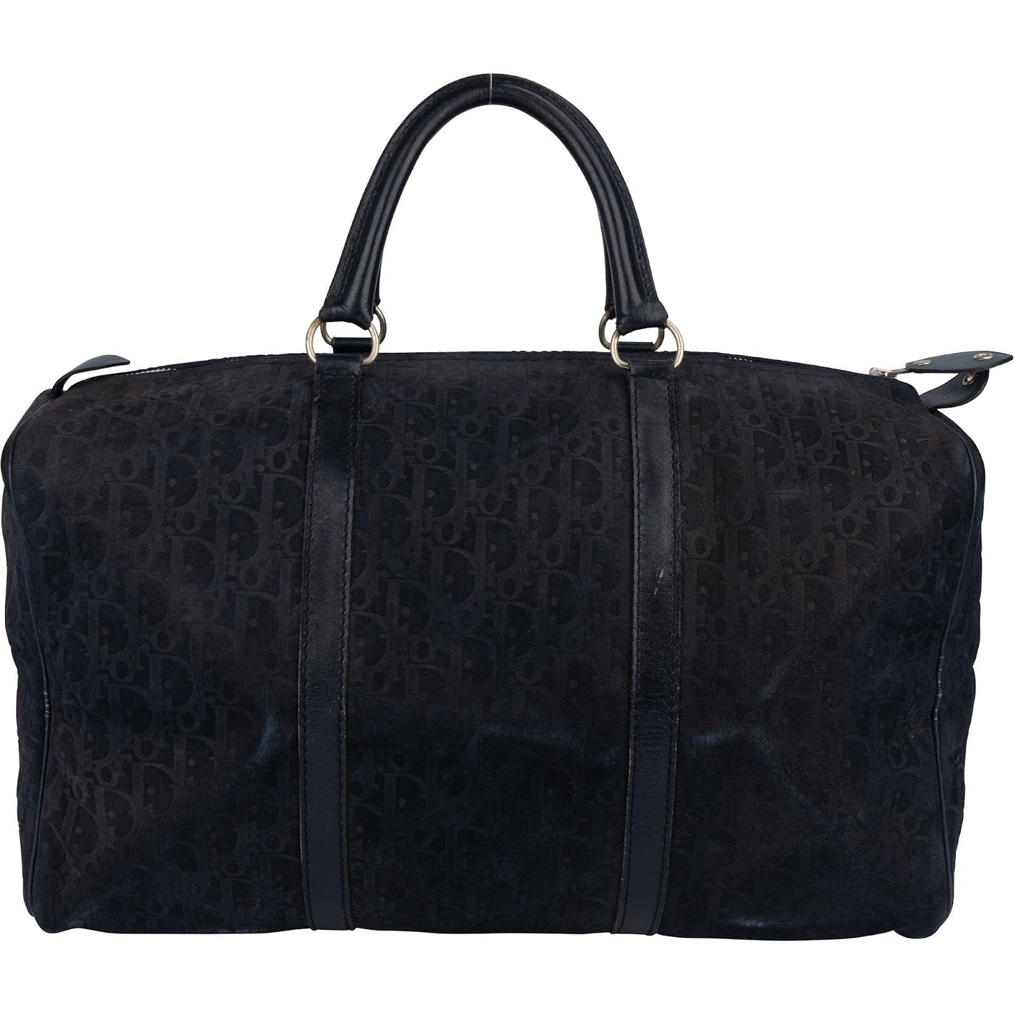 Christian Dior Monogram Suede Trotter Boston 50 Weekender Bag