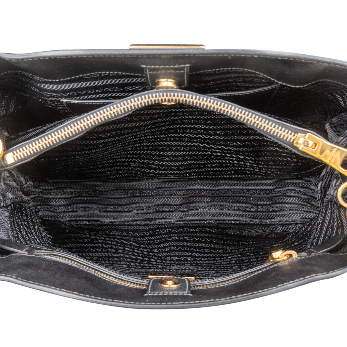 Prada Saffiano Leather Galleria Tote Handbag