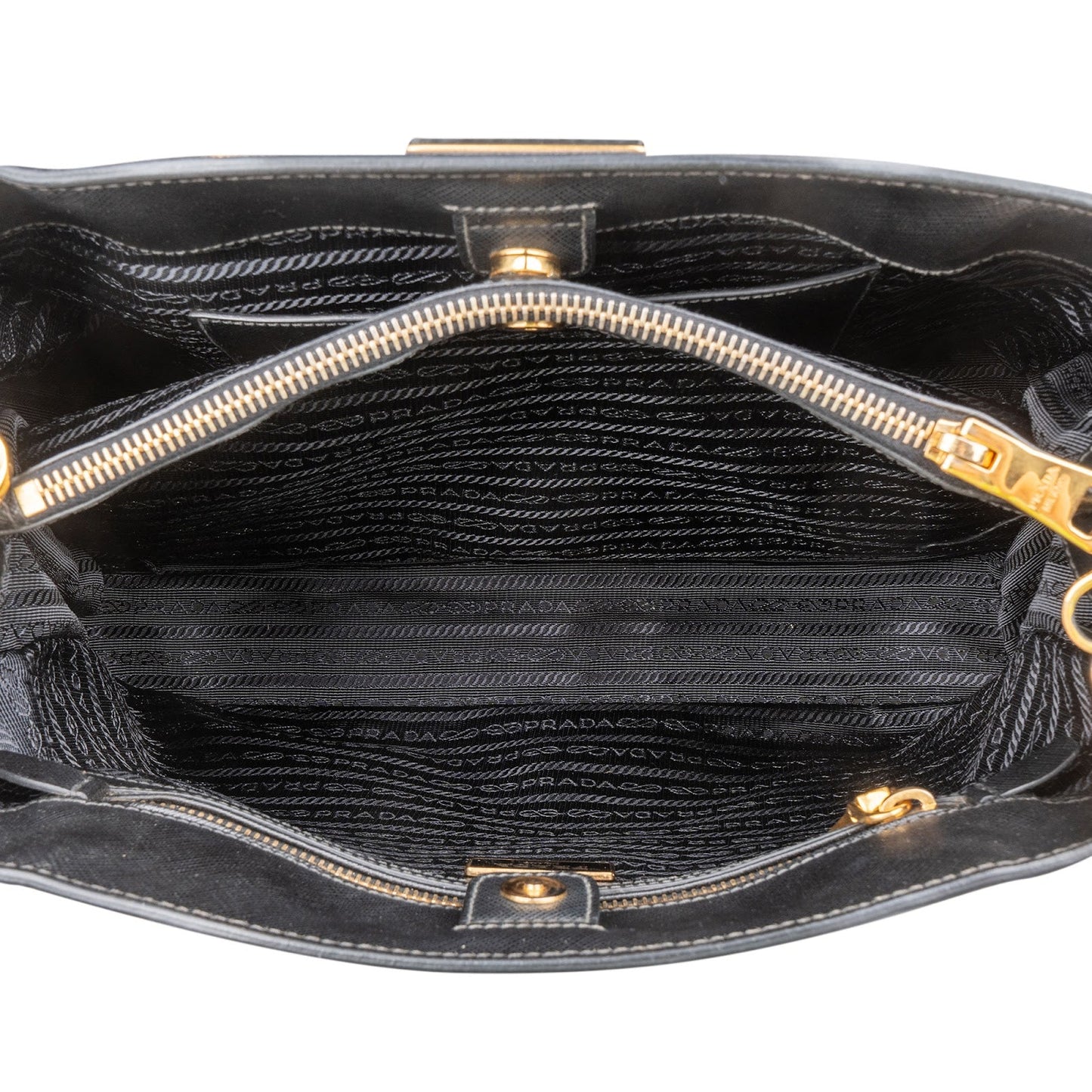 Prada Saffiano Leather Galleria Tote Handbag