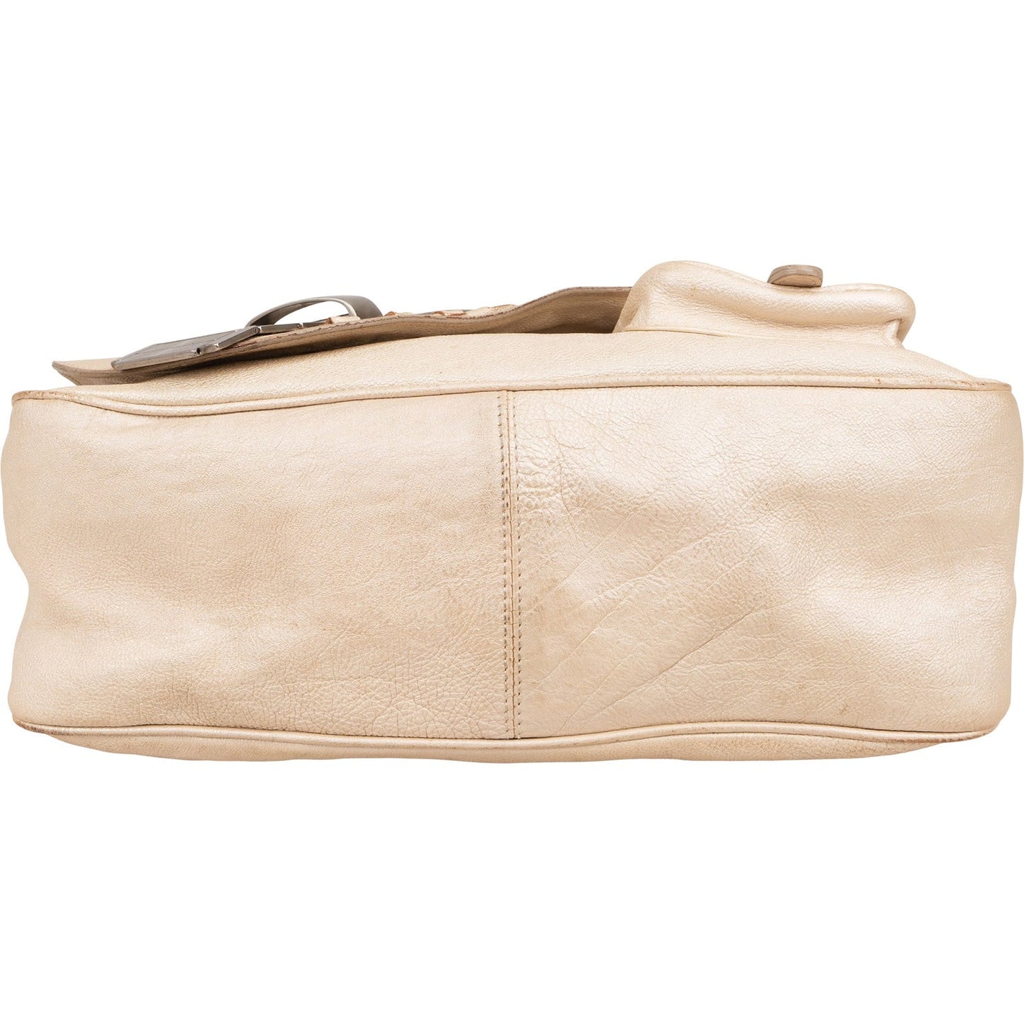 Christian Dior Gaucho Saddle Limited 259 Ivory Shoulder Bag