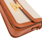 Celine Canvas & Calfskin Teen Triomphe Crossbody Bag