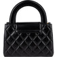 Chanel  Quilted Lambskin Kelly Top Handle Small Crossbody Handbag