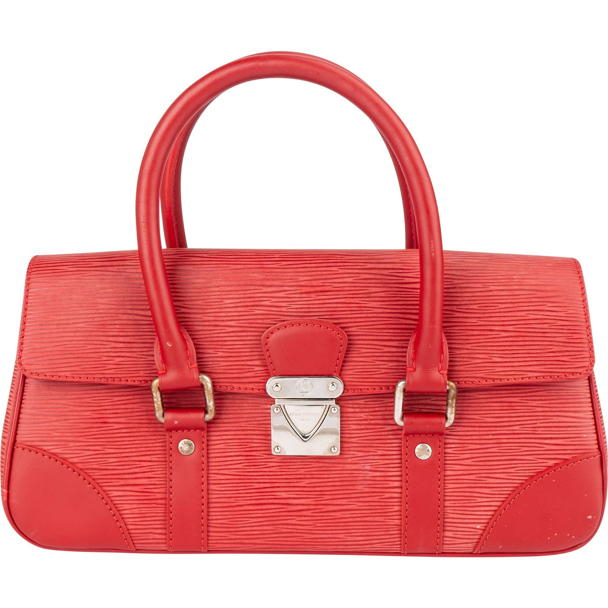 Louis Vuitton Segur PM aus rotem Epi-Leder – Vorderansicht