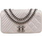 Chanel Aged Quilted Calfskin Coco Boy Single Flap Crossbody Bag
