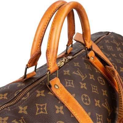 Louis Vuitton Monogram Canvas Keepall 60 Bandoulière Travel Bag