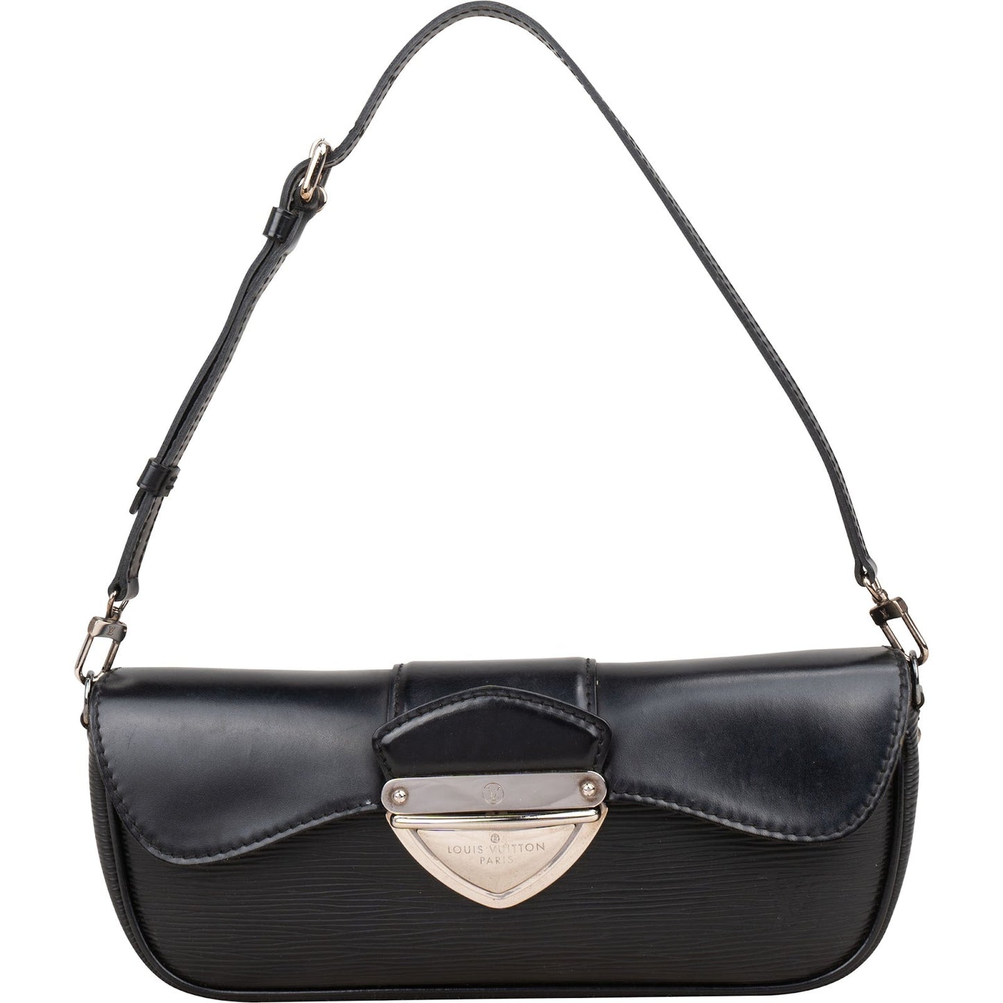 Louis Vuitton Noir Epi Leather Montaigne Pochette Shoulder Bag