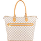 Louis Vuitton Monogram Damier Azur Saleya GM Shoulder Bag