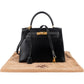 Hermès Box Calf Sellier Kelly 28 Handbag