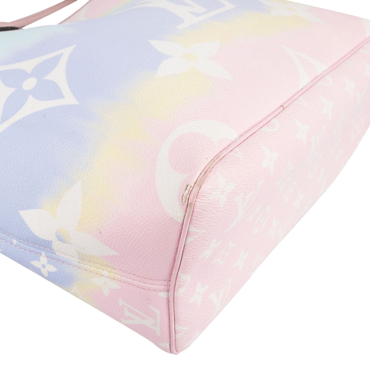 Louis Vuitton Monogram Giant Escale Rainbow Neverfull MM Shoulder Bag