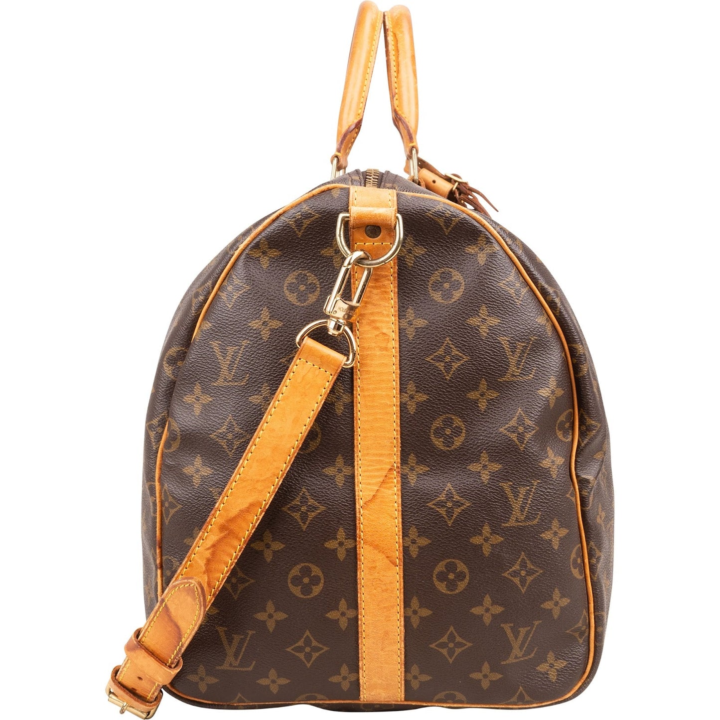 Louis Vuitton Monogram Canvas Keepall 55 Bandoulière Travel Bag
