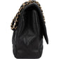 Chanel Quilted Caviar Leather Jumbo Single Flap Crossbody Bag