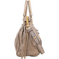 Miu Miu Vitello Lux Gathered Satchel Handbag
