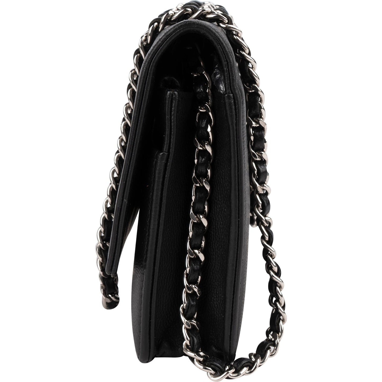 Chanel Caviar Leather CC Wallet on Chain Crossbody Bag