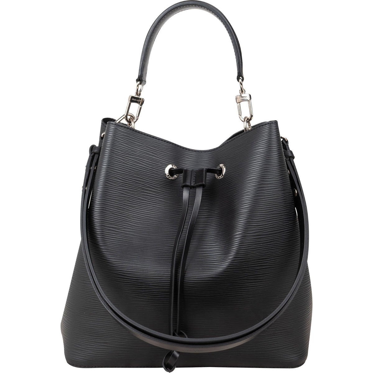 Louis Vuitton Noir Epi Leather NéoNoé MM Crossbody Bag
