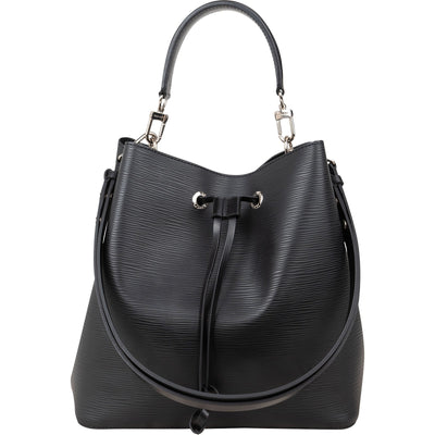 Louis Vuitton Noir Epi NéoNoé MM Umhängetasche