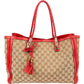 Gucci Bella Bamboo aus GG Canvas – Vorderansicht