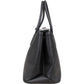 Prada Black Saffiano Leather Lux Turnlock Double Handbag
