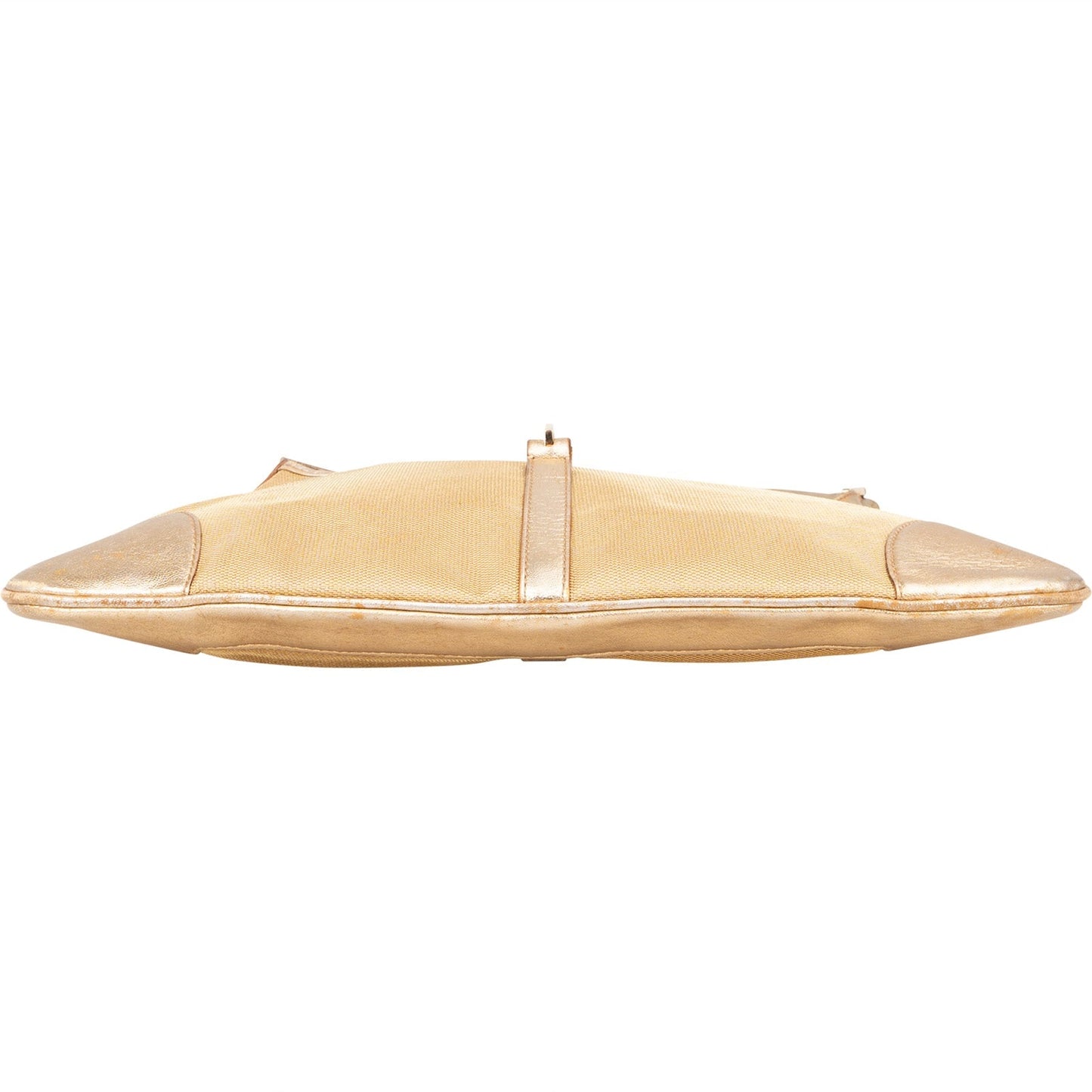 Gucci Golden Fabric Bamboo Jackie Shoulder Bag