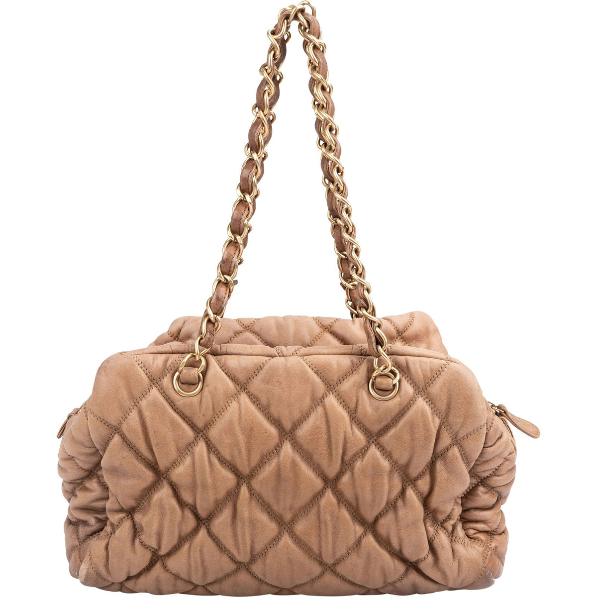 Chanel Bubble Quilt CC Bowler aus Lammleder – Ansicht 5