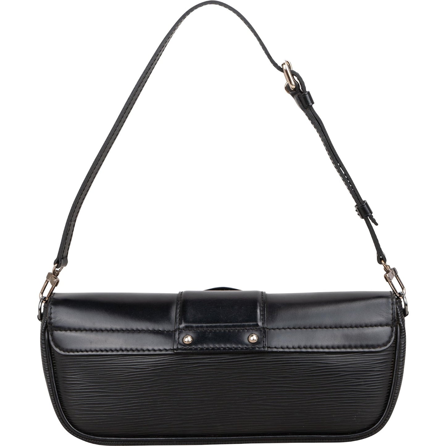 Louis Vuitton Noir Epi Leather Montaigne Pochette Shoulder Bag