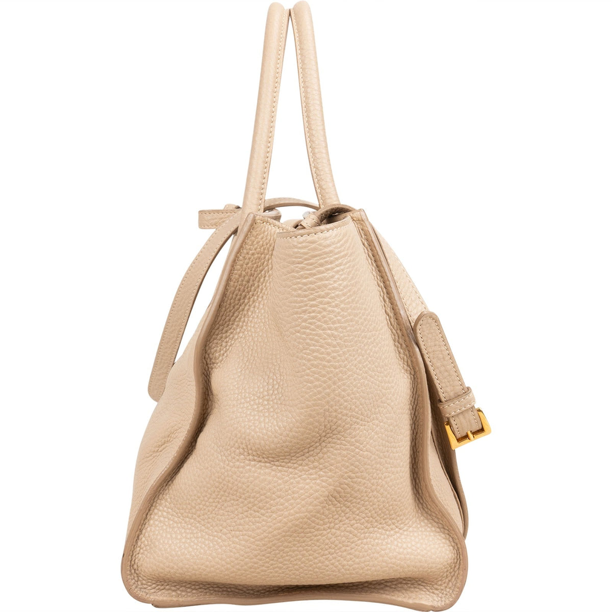 Prada Twin Pocket Shopper aus Vitello-Daino-Leder – Ansicht 4