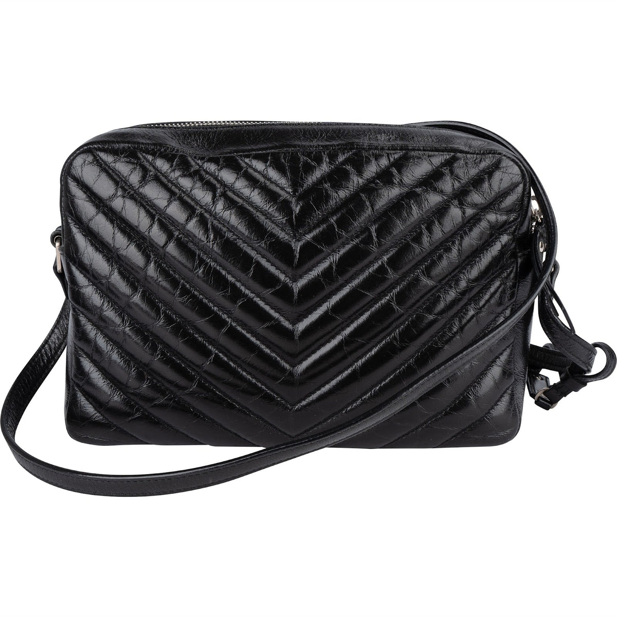 Saint Laurent Quilted Leather Lou Camera Crossbody Bag