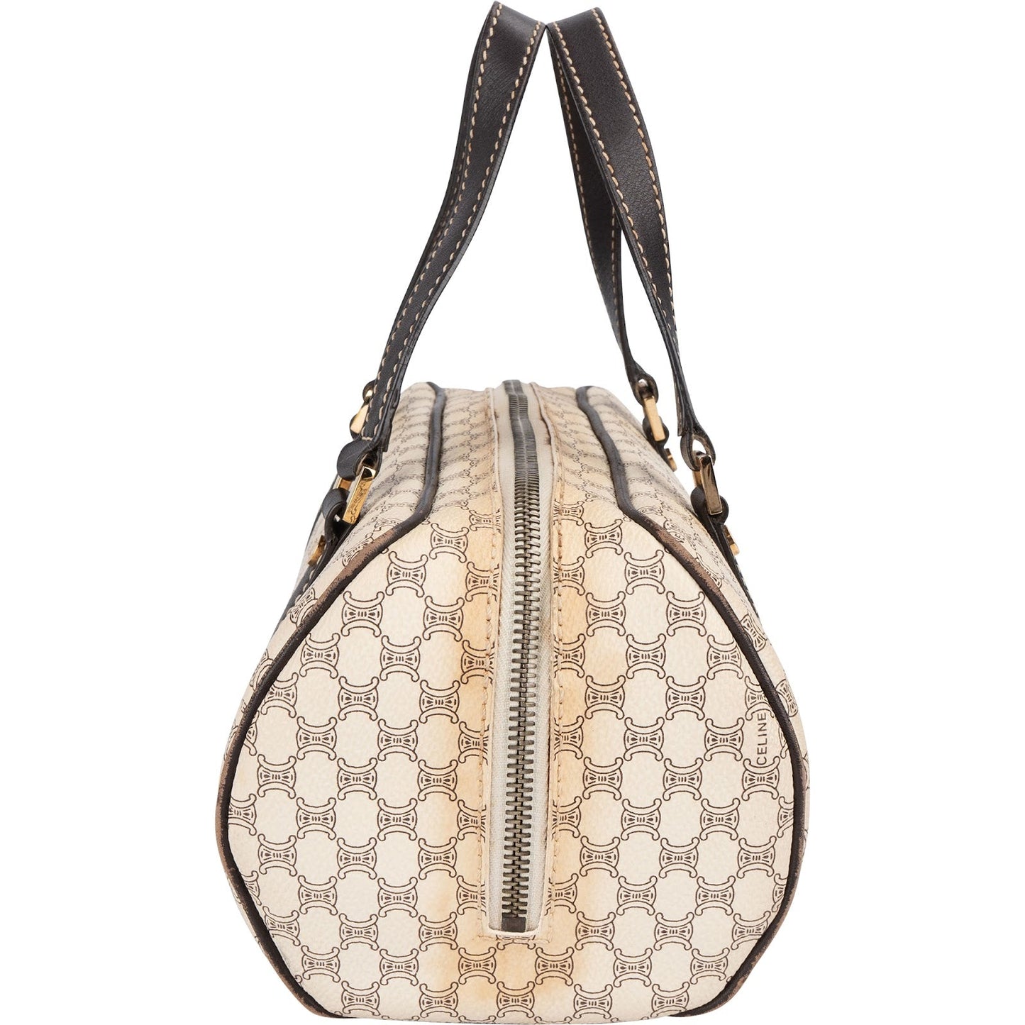 Celine Macadam Monogram Small Boston Handbag