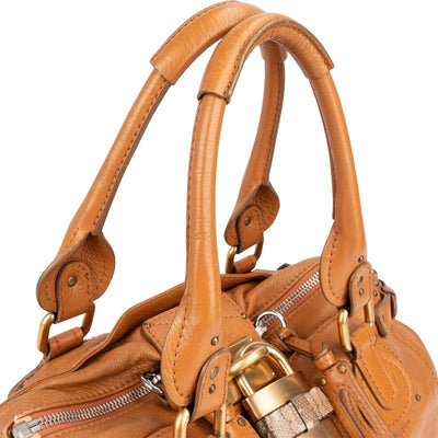 Chloé Brown Leather Paddington Handbag