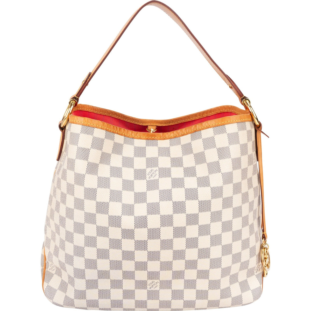Louis Vuitton Delightful PM NM aus Damier Azur Canvas – Vorderansicht