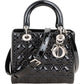 Cristian Dior Quilted Patent Cannage Lady Dior Handbag