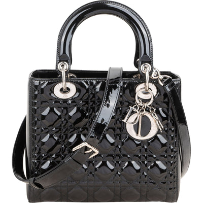 Cristian Dior Cannage Lady Dior Handtasche