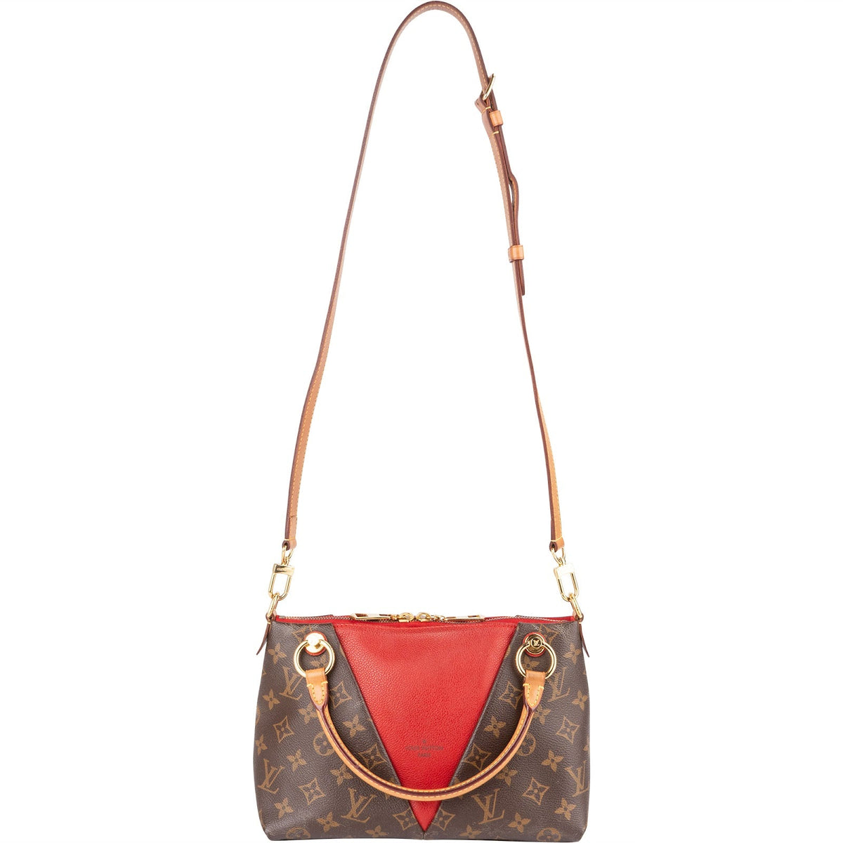 Louis Vuitton Monogram Canvas V Tote Handbag