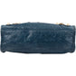 Balenciaga Blue Leather Mini City Handbag