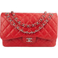 Chanel Quilted Caviar Leather Jumbo Double Flap Crossbody Bag